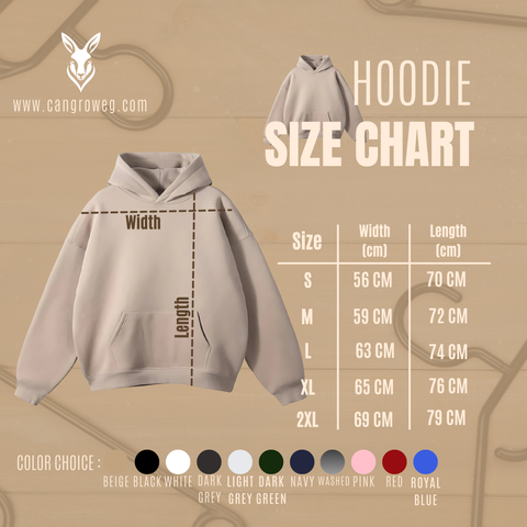 Beige Basic Oversized Hoodie