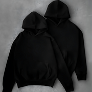 Black Basic Oversized Hoodie