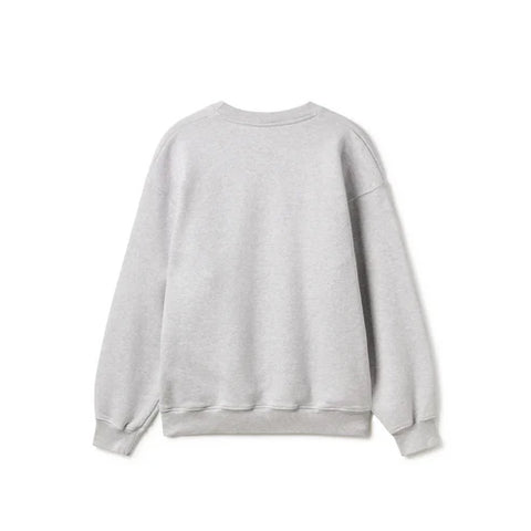 Light Grey Basic Oversized Crewneck