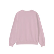 Pink Basic Oversized Crewneck