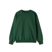 Dark Green Basic Oversized Crewneck