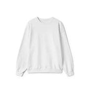 White Basic Oversized Crewneck