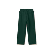 Dark Green Basic Straight Leg Sweatpant