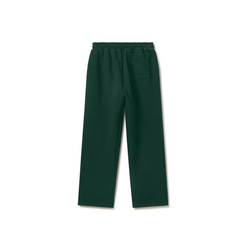 Dark Green Basic Straight Leg Sweatpant