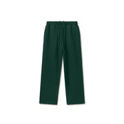 Dark Green Basic Straight Leg Sweatpant