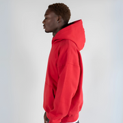 Red Basic Oversized Hoodie