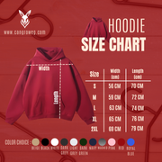 Red Basic Oversized Hoodie