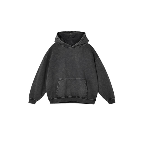 Washed Basic Oversized Hoodie